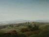 Caspar David Friedrich, Bhmische Landschaft mit einem See, l auf Leinwand, um 1810 © Rechteinhaber