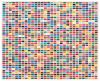  Gerhard Richter 2024 (10042024) Gerhard Richter, (Edition 51a) Farbfelder. 6 Anordnungen von 1260 Farben (Gelb-Rot-Blau), 1974