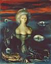 Leonor Fini, Le Bout Du Monde (Das Ende der Welt), 1948, Öl auf Leinwand, 35 × 25 cm Privatsammlung © VG Bild-Kunst, Bonn, 2026, Foto: Galerie Minsky, Paris