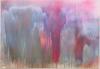 Katharina Grosse, o. T., 2000, Acryl auf Leinwand, 216 x 314 cm © The Scharf Collection, Foto: Olaf Bergmann / VG Bild-Kunst