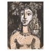 Pablo Picasso, Mädchen nach Cranach, Farblithografie, 1949 © Succession Picasso / VG Bild-Kunst, Bonn 2025